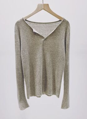 秋冬舞蹈服女V领柔软显瘦毛衣成人现代舞古典舞喇叭袖舞蹈练功服
