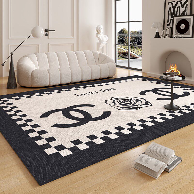 法式家用地毯客厅免洗可擦卧室床边毯大面积全铺地垫茶几沙发毯子,居家布艺,地毯,淘宝优惠券,粉丝福利购,淘宝优惠卷