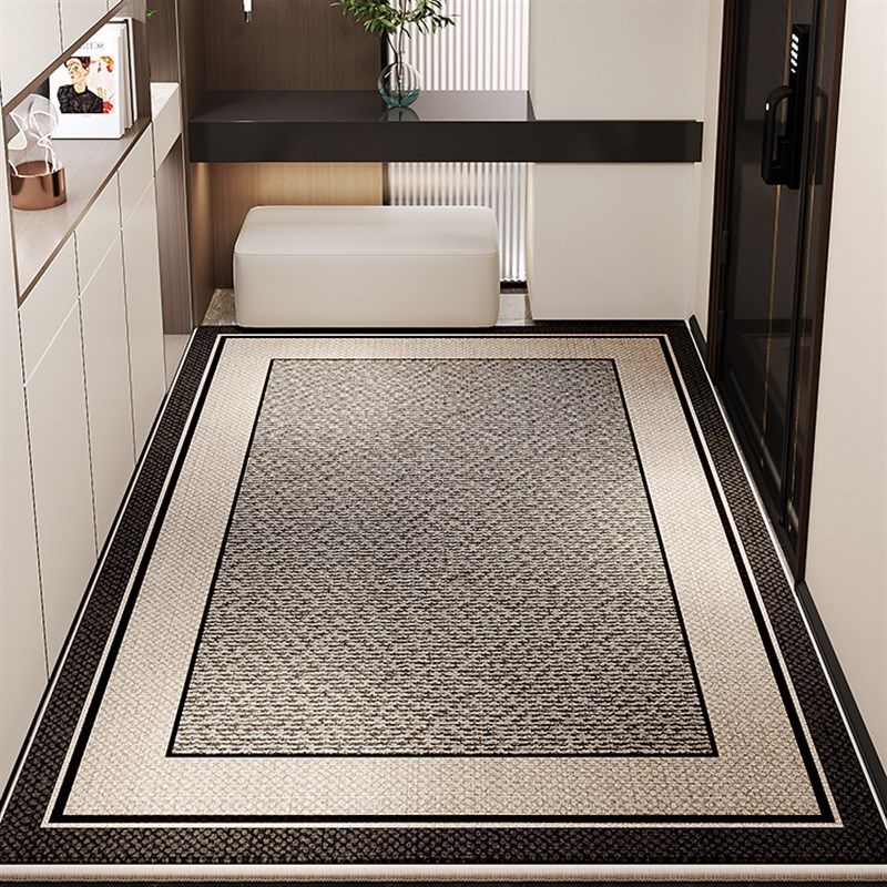新款高端简约亚麻入户地垫吸水防滑玄关地毯耐磨耐用可裁家用脚垫,居家布艺,入户地垫,淘宝优惠券,粉丝福利购,淘宝优惠卷
