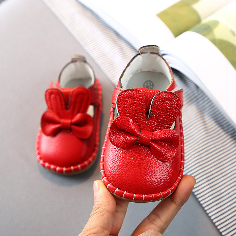 女婴儿学步鞋g女宝宝公主鞋子秋季0小童皮鞋J1一3周岁半2软底春秋