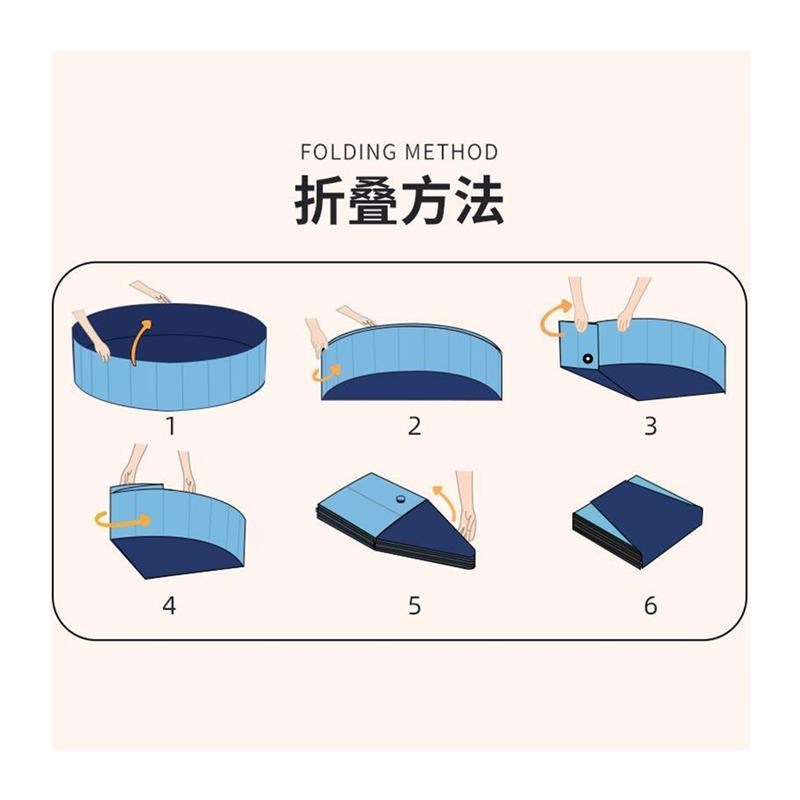移动户外可折叠游泳池便携式洗澡盆宠物狗狗戏水沐浴洗澡戏水池