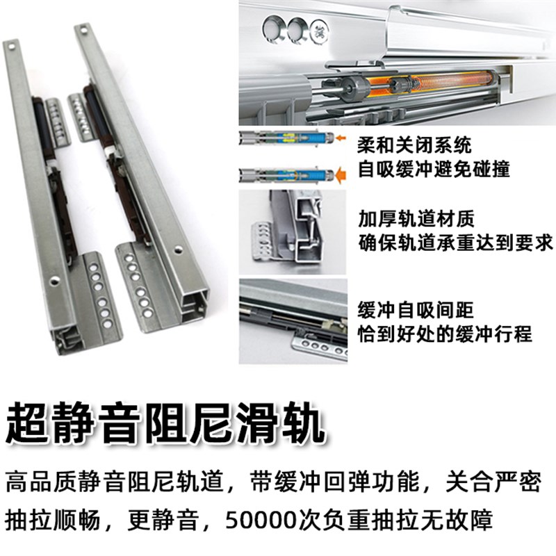 厨房橱柜隐藏嵌入抽拉式密封大容量储米面桶防虫防潮家用米箱拉篮