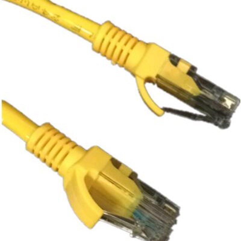 50条一包 网络跳线成品黄色灰色8芯短网线带水晶头1米网线