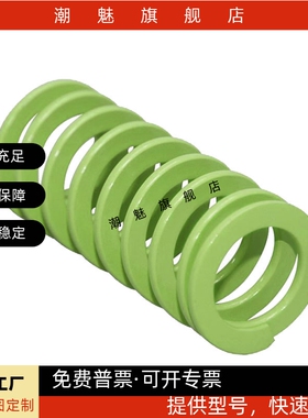 SWY24.5-30 35 40 45 50 55 60~300 淡绿色模具弹簧矩形螺旋弹簧
