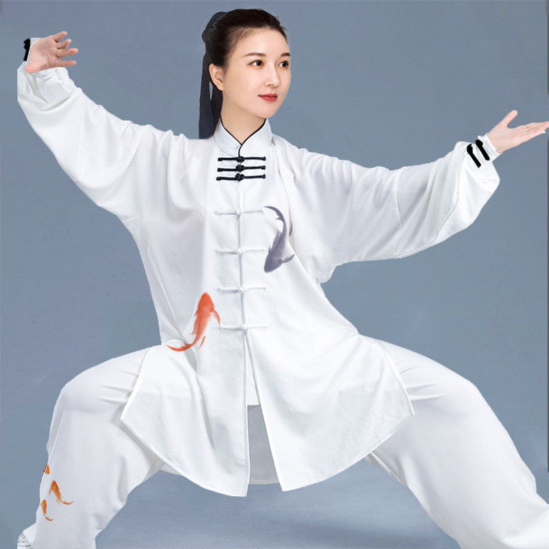 太极服女新款高端k2026比赛表演太极拳练功服装男中长款春夏八段