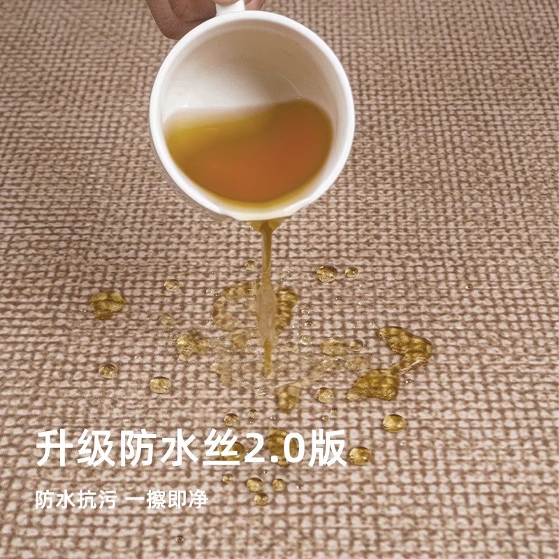 卡通仿剑麻亚麻地毯客厅卧室新款茶几卧室原木沙发地垫子防水防污