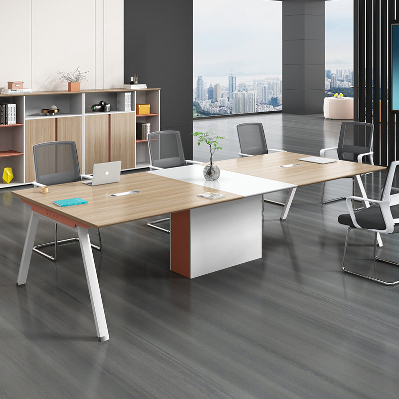 斜边会议桌椅组合简约现代洽谈接待桌大小型会议室家具会议桌长桌,商业/办公家具,会议桌,淘宝优惠券,粉丝福利购,淘宝优惠卷