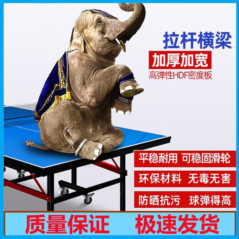 乒乓球桌家用可折叠式 标准室z内可移动 比赛专用兵乓球台案子