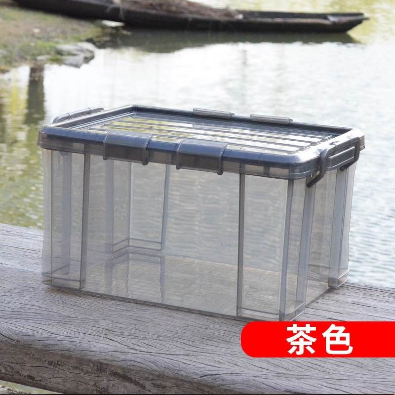 密封收纳箱透明加厚塑料大号防潮箱棉被衣物书箱子有盖储物箱子,收纳整理,收纳箱,淘宝优惠券,粉丝福利购,淘宝优惠卷