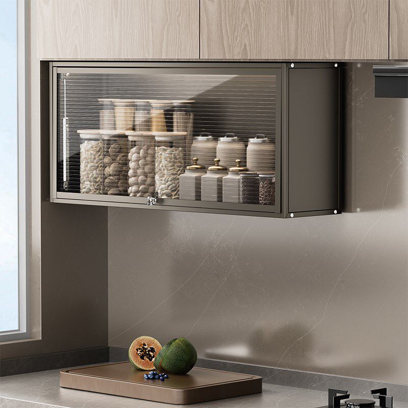 调料置物架厨房壁挂n式吊柜下方调味品收纳架子墙壁挂架上翻储物