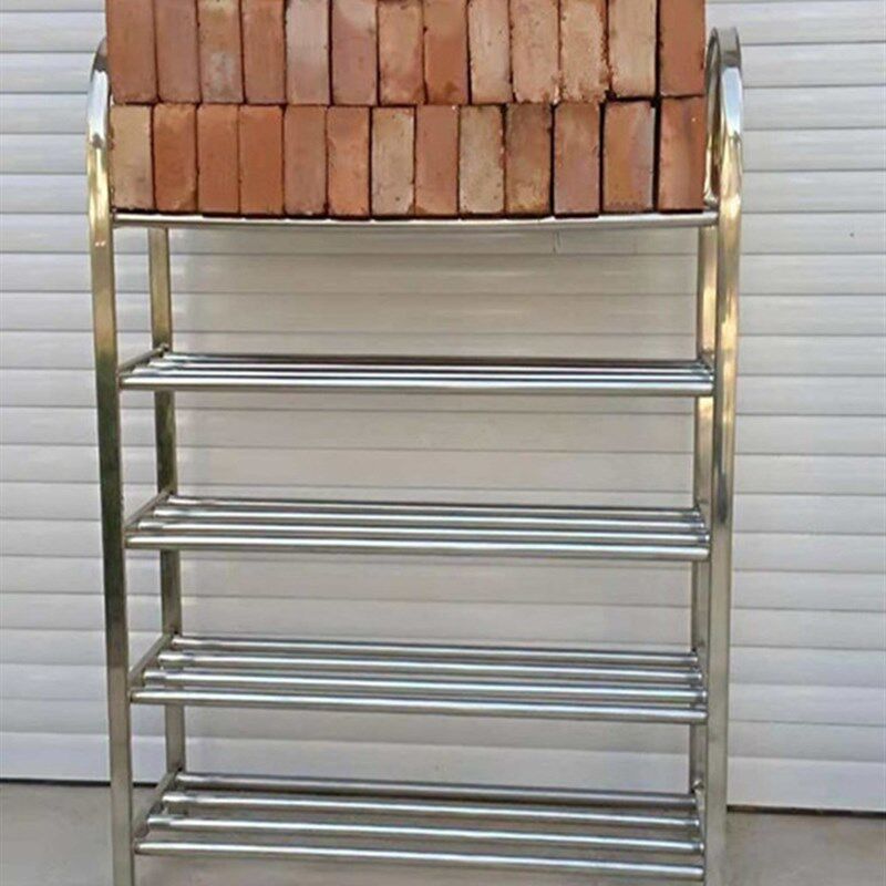 新款优质不锈钢鞋架多层金属置物柜经济型简易收纳室内外门厅寝室,收纳整理,鞋子收纳架,淘宝优惠券,粉丝福利购,淘宝优惠卷