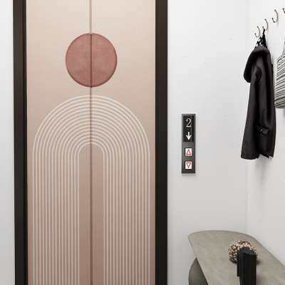 新品入户电梯门h贴纸简约一梯w一户门口装饰玻璃门贴壁纸自粘推拉,家居饰品,门贴,淘宝优惠券,粉丝福利购,淘宝优惠卷