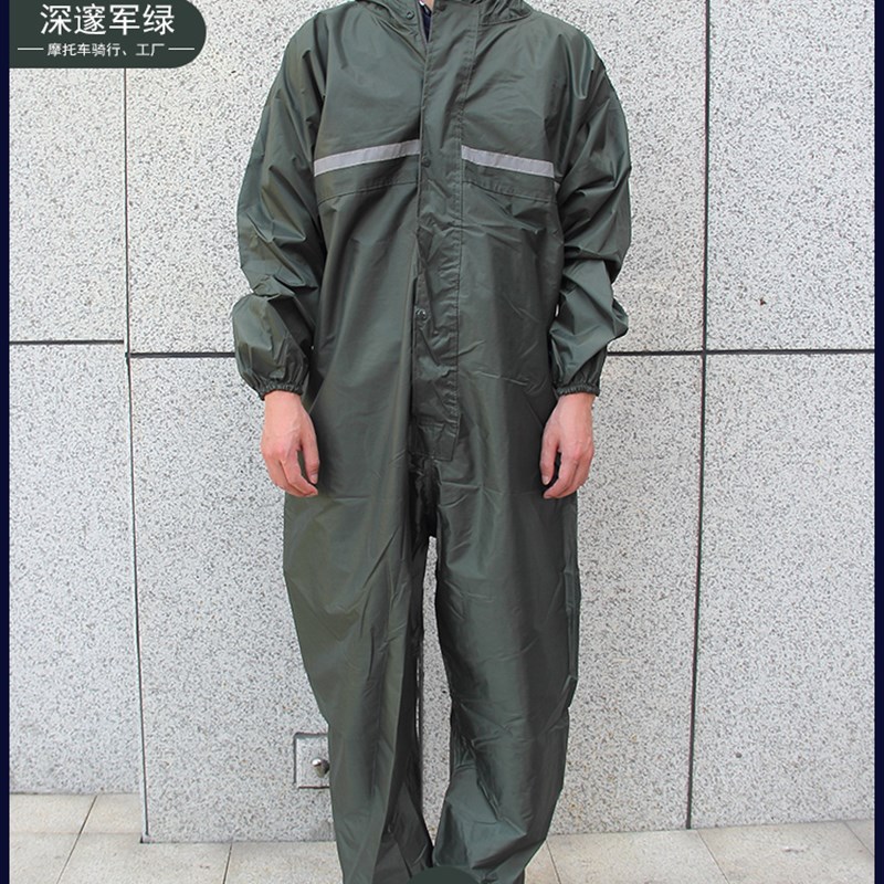 成人男女连身雨衣全身防水洗A车服防尘防臭喷漆劳保骑行徒步防