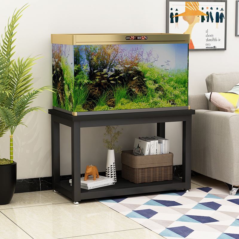 鱼缸底座支架承重小型迷你龟缸z架放鱼缸的小桌子鱼缸底柜底架铁