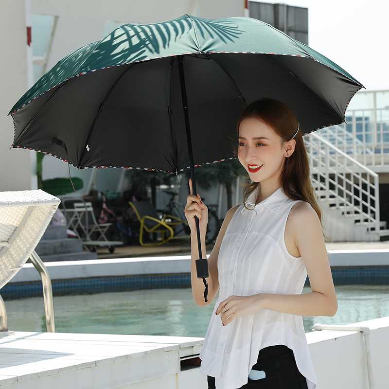 新品雨伞定制印logo广告伞x印字遮阳伞折叠晴雨礼品伞图案照片定