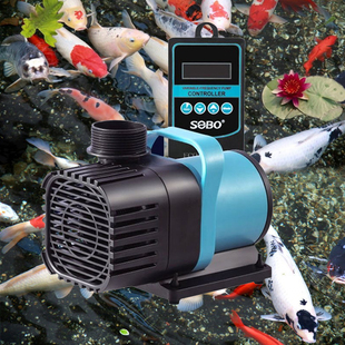 超静音鱼缸鱼池潜水泵底吸水泵大型抽水泵水陆两用U循环泵变频水