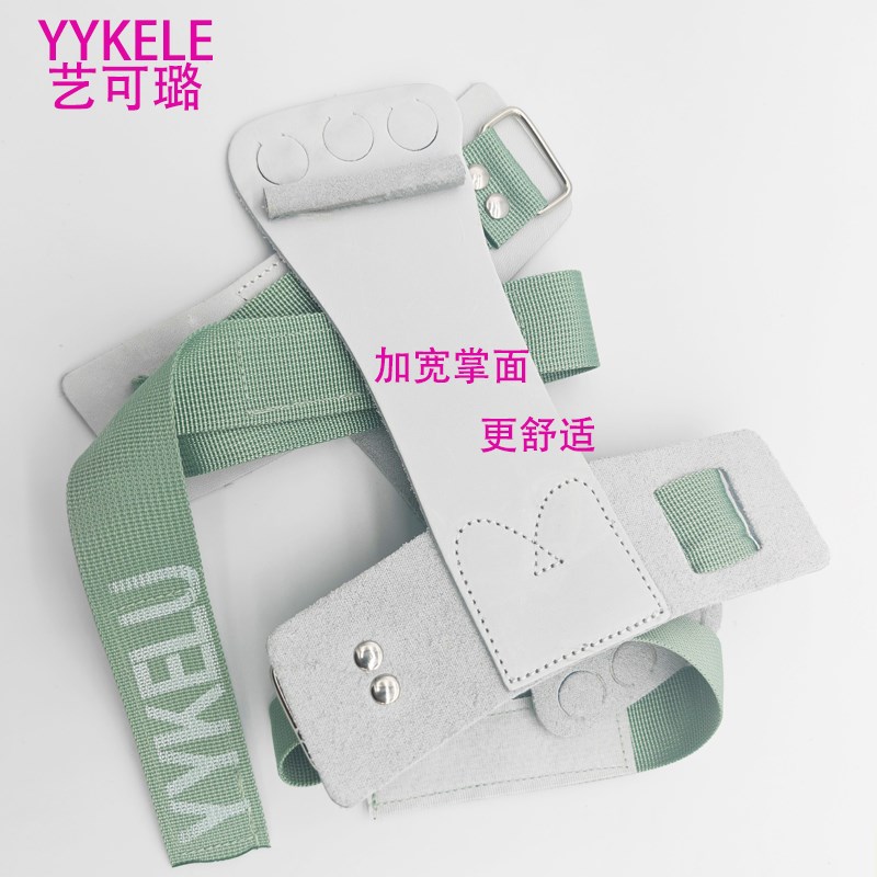 单杠护掌护手硬拉助力带引体向上健身手套防滑防磨3指孔