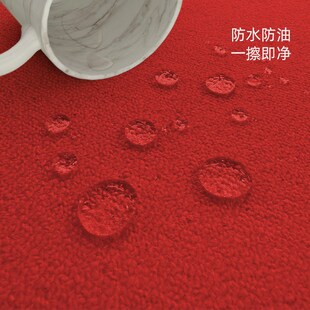 地垫入户门垫喜庆红色蹭土进门脚垫玄关门口防滑门外垫耐脏可裁剪
