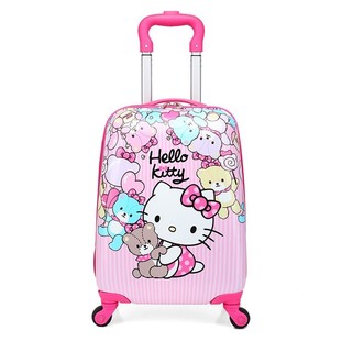 定制卡通16寸18寸拉杆箱男女孩万向轮旅行箱儿童宝宝行李箱登机箱
