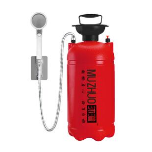 手压淋浴器便携增压洗澡器桶家用 户外露营洗澡热水神器宿舍自吸式