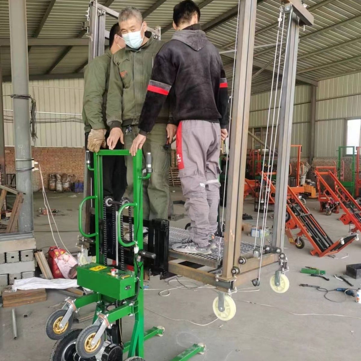 电动老虎车半自动新款加