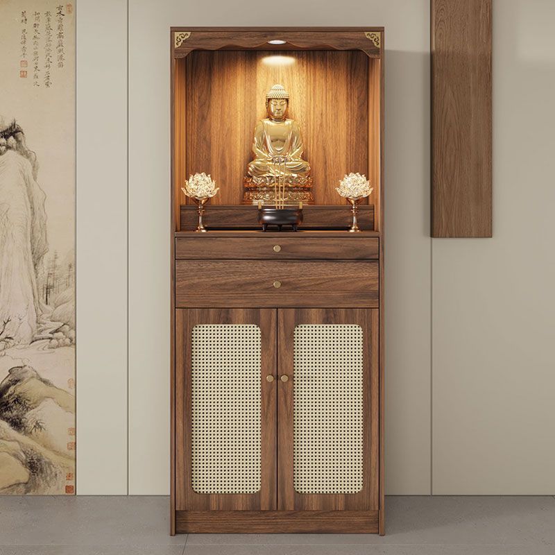 神龛佛柜新中式仙龛家用佛台观音菩萨香火桌神案台贡桌财神爷供桌
