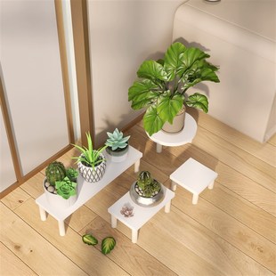 桌面花架办公桌多肉盆栽小型增高架迷你花盆植物架托架绿植摆放架