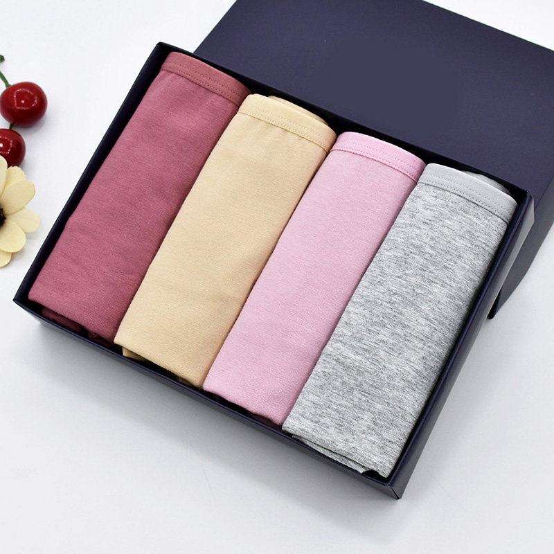 大码纯棉内裤女士中腰高腰全棉200斤胖mm中年妈妈款中老年人宽松