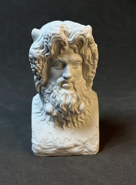 海神尼普顿复古罗马艺术石膏人物雕像桌面酒柜书架装饰摆件雕塑礼