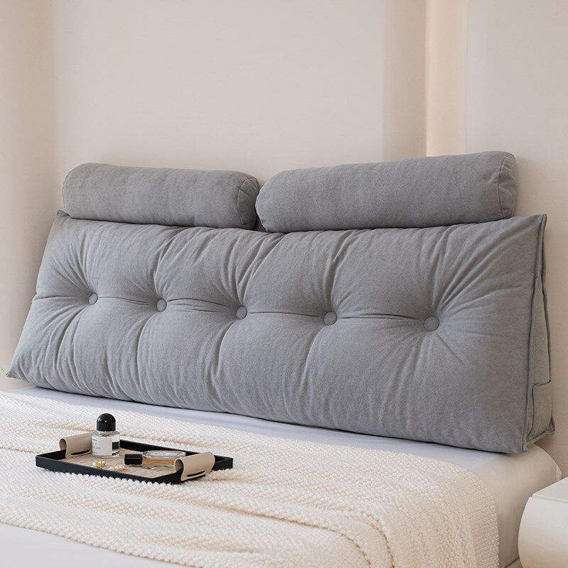 北欧风三角床头软包靠背沙发榻榻米护腰靠垫可拆洗卧室床上靠枕,居家布艺,床头靠垫,淘宝优惠券,粉丝福利购,淘宝优惠卷