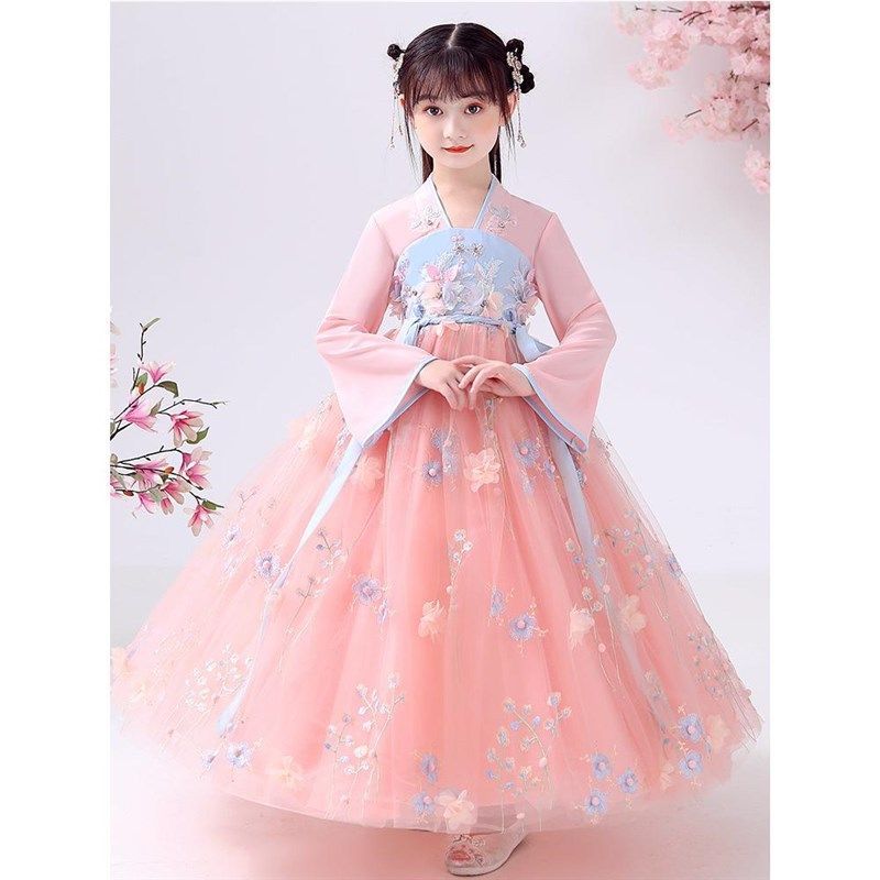 小城谣舞蹈服六一儿童演出服幼儿园粉色汉服裙子小学生中国风表演,童装/婴儿装/亲子装,汉服,淘宝优惠券,粉丝福利购,淘宝优惠卷
