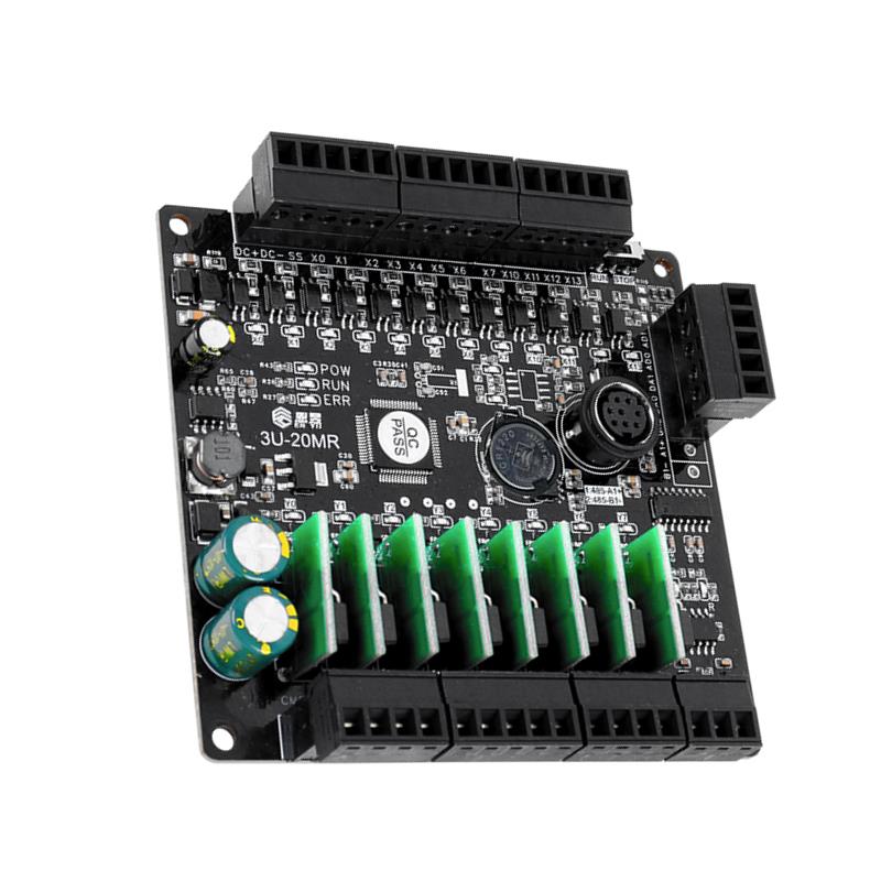 兼容国产PLC工控板可编程控制器 FX3U/2N/1N 4轴485时钟模拟量