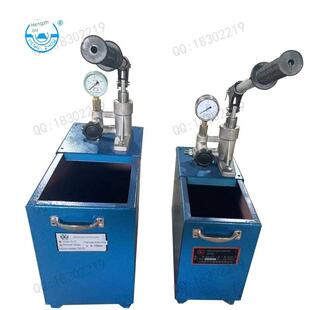 上海恒洲手动压力测试泵压力机水管压力泵家用水压地暖检漏仪压力