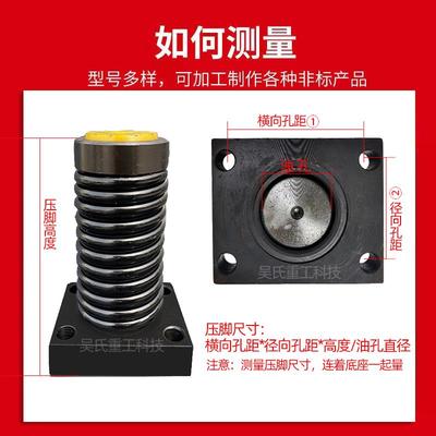 QC11Y剪板机压脚压料缸弹簧压料柱液压压爪压簧刀片配件摆式闸式