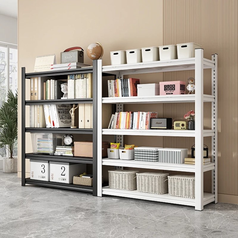 家用货架置物架多层仓库阳u台储藏室钢制收纳架超市角钢储物铁架