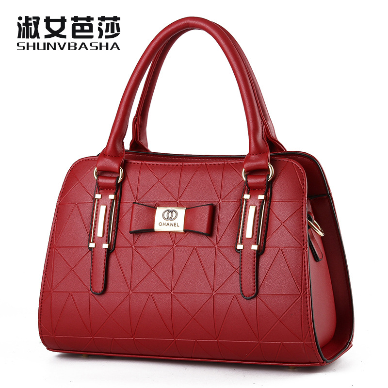 pu皮女包2024新款手提包时尚女士包包小手包大包简约单肩斜挎包女