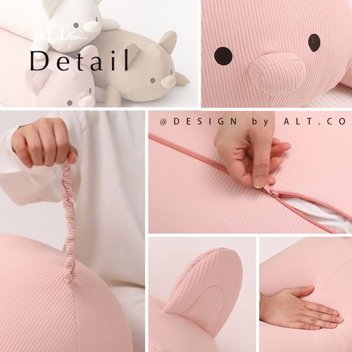 女生睡觉专用小猪长条抱枕头可爱床上侧睡孕妇夹腿可拆洗床头靠垫