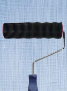 丹迪7寸竖纹肌理漆滚筒硅藻泥工具/艺术涂料肌理壁膜滚筒布纹工具