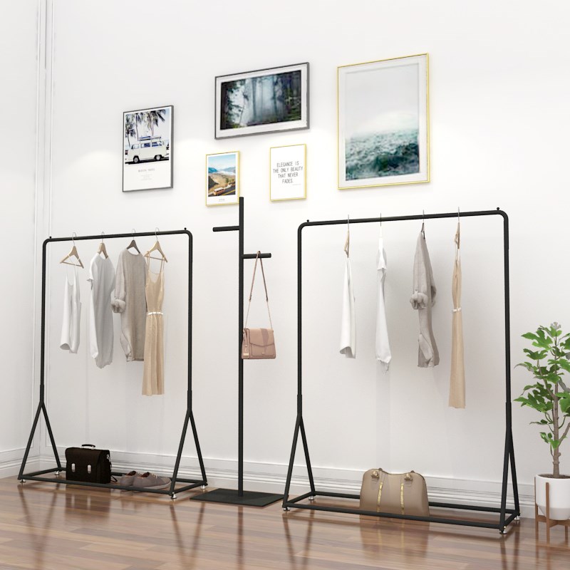 服装展示架落地式挂衣架简易童装中岛架陈列架男女衣服摆设货架