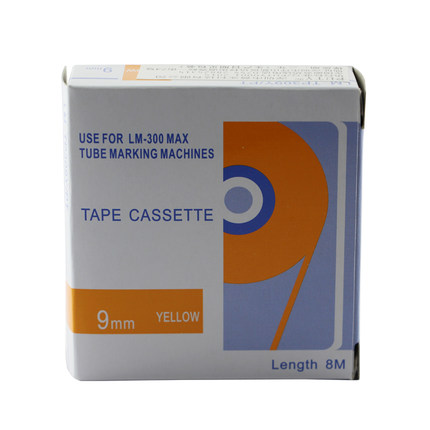 适用MAX线号机LM-380EZ LM-390A不干胶标签贴纸309W硕方9MM贴纸芯