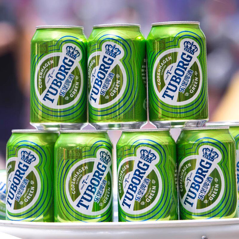 正品Tuborg乐堡啤嘉士伯啤酒整箱330ml/6/12/24拉罐装小麦白啤酒