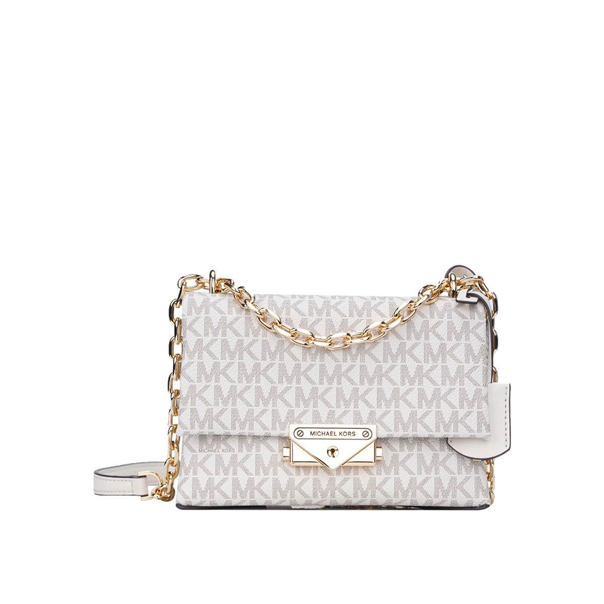 Michael Kors/MK女小号CECE 经典老花锁头链条通勤单肩斜挎手提包