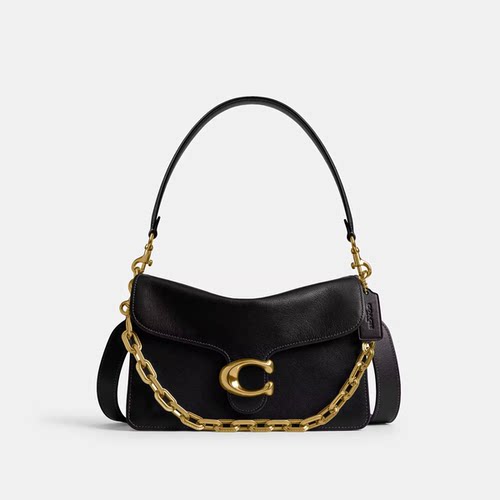 COACH/蔻驰女包大C LOGO专柜TABBY单肩斜挎手提包半月腋下包CY919