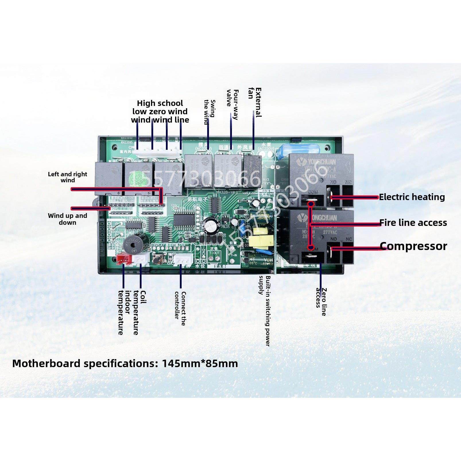 中央空调机柜，风管机，通用电脑板，空调，通用板，通用板，改装