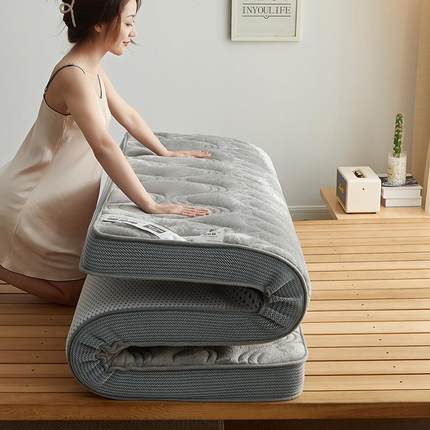 加厚加绒床垫软垫家用1.5m床褥子垫被学生宿舍单人保暖海绵垫冬季