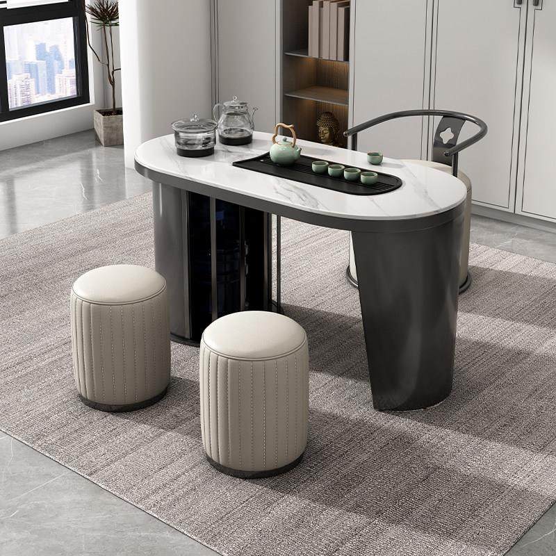 轻奢现代简约岩板茶台一体烧水办公室客厅家用小型阳台茶桌椅组合,住宅家具,家用茶台/茶桌,淘宝优惠券,粉丝福利购,淘宝优惠卷