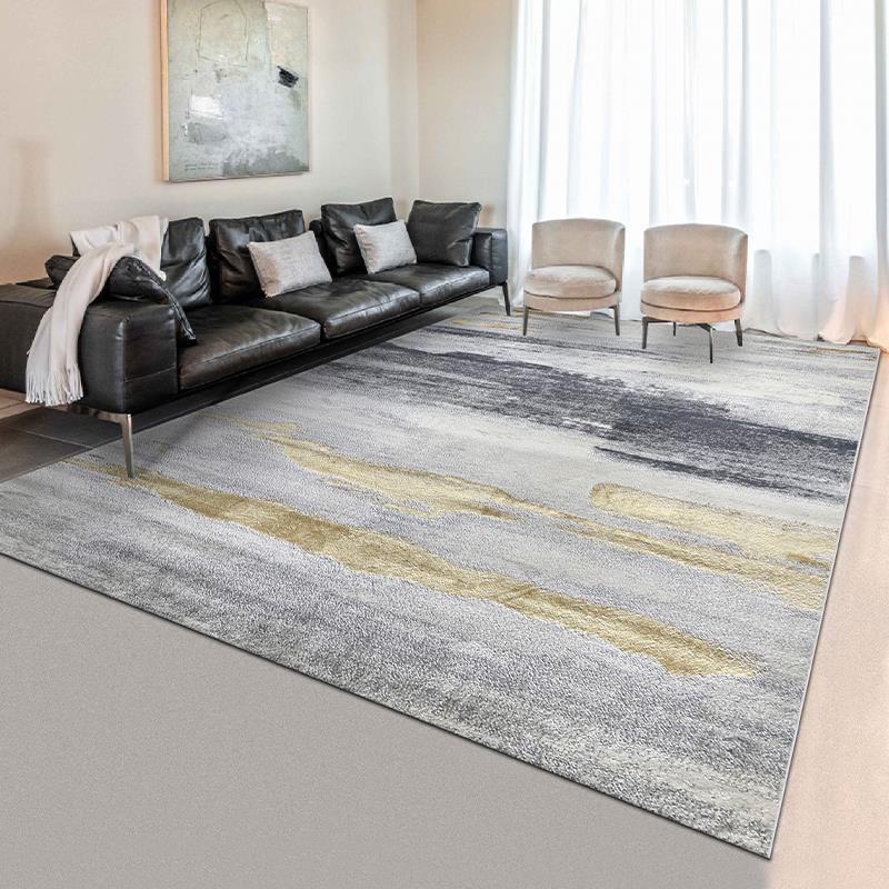 意式轻奢地毯客厅茶几毯家用 简约现代设计师地毯 北欧卧室床边毯