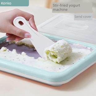 万冠免插电炒冰机炒酸奶机大尺寸家用儿童小型冰激凌机炒酸奶器