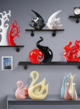 酒柜装饰品摆件家居饰品房间的小摆设客厅电视柜摆件创意结婚礼物