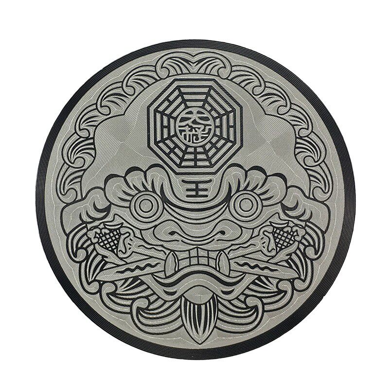 五行海神门福化解门对门幅卫生间卧室路冲尖角八卦镜家用门口挂件